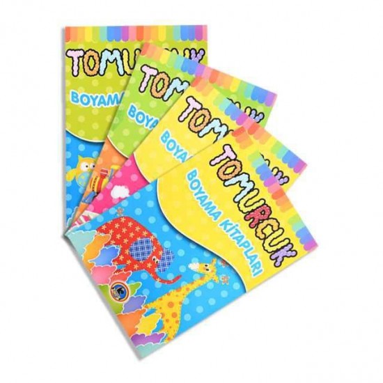 Tomurcuk Boyama Kitabı 64 Sayfa