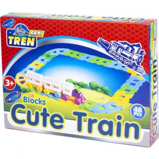 Puzzle Tren Seti 48 Parça