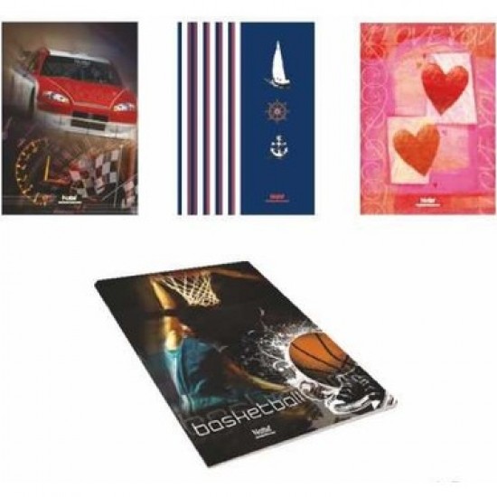 U-Deep A4 Karton Kapak Metod Defteri 60 Yaprak Kareli